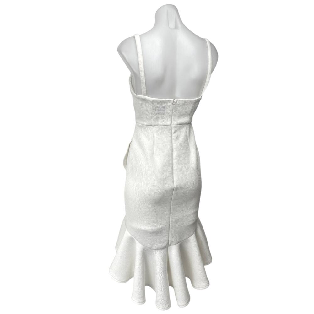 Hello Molly White Ruffle Mini Dress - Picture 2 of 5